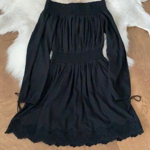 Off the Shoulder Little Black Abercrombie Dress
